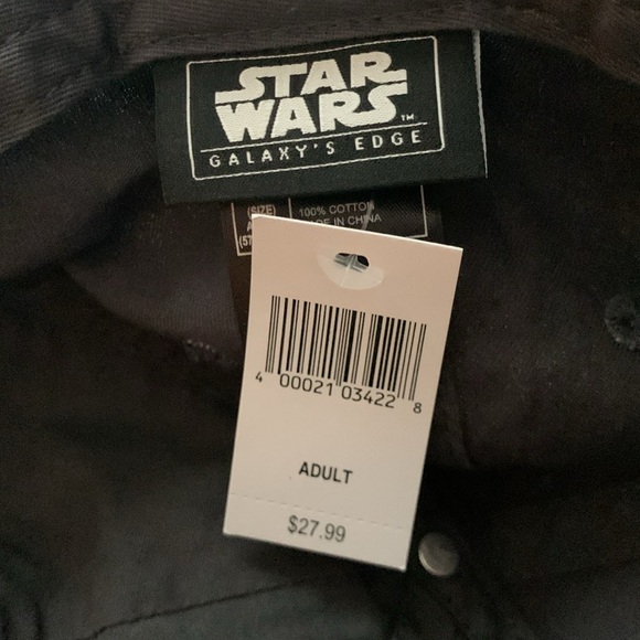 Disney/Star Wars Black Spire grey hat Velcro closure NWT - Picture 3 of 4